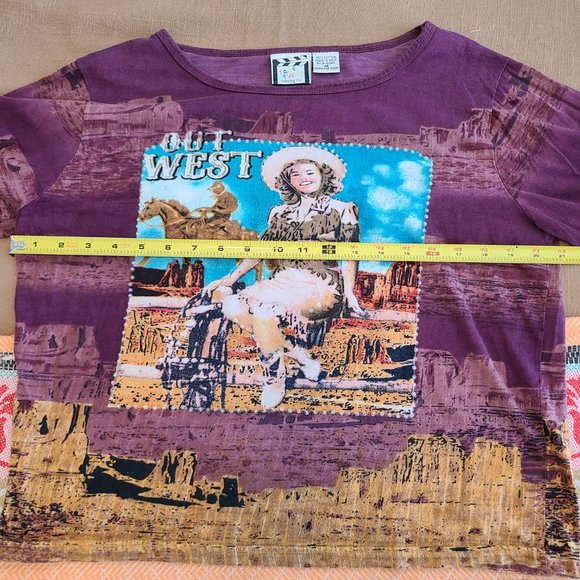 Out West Western Graphic and Beaded Tee - Picture 10 of 12
